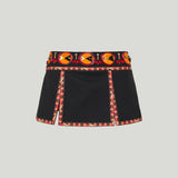 Pucci Piqué cotton mini skirt