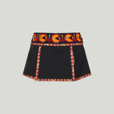 Pucci Piqué cotton mini skirt