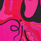 Pucci Orchidee print silk scarf skirt