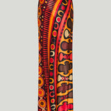 Pucci Soleil print satin long skirt