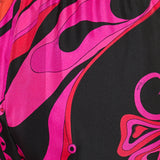 Pucci Orchidee print silk trousers