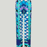 Pucci Vivara high-rise silk wide-leg trousers