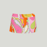 Pucci Printed cotton-terry shorts