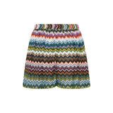 Missoni Zigzag lamé viscose shorts
