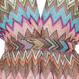 Missoni Zigzag lamé halterneck playsuit