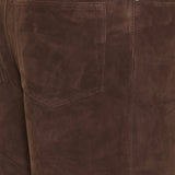 Loewe Paula's Ibiza Suede goatskin trousers