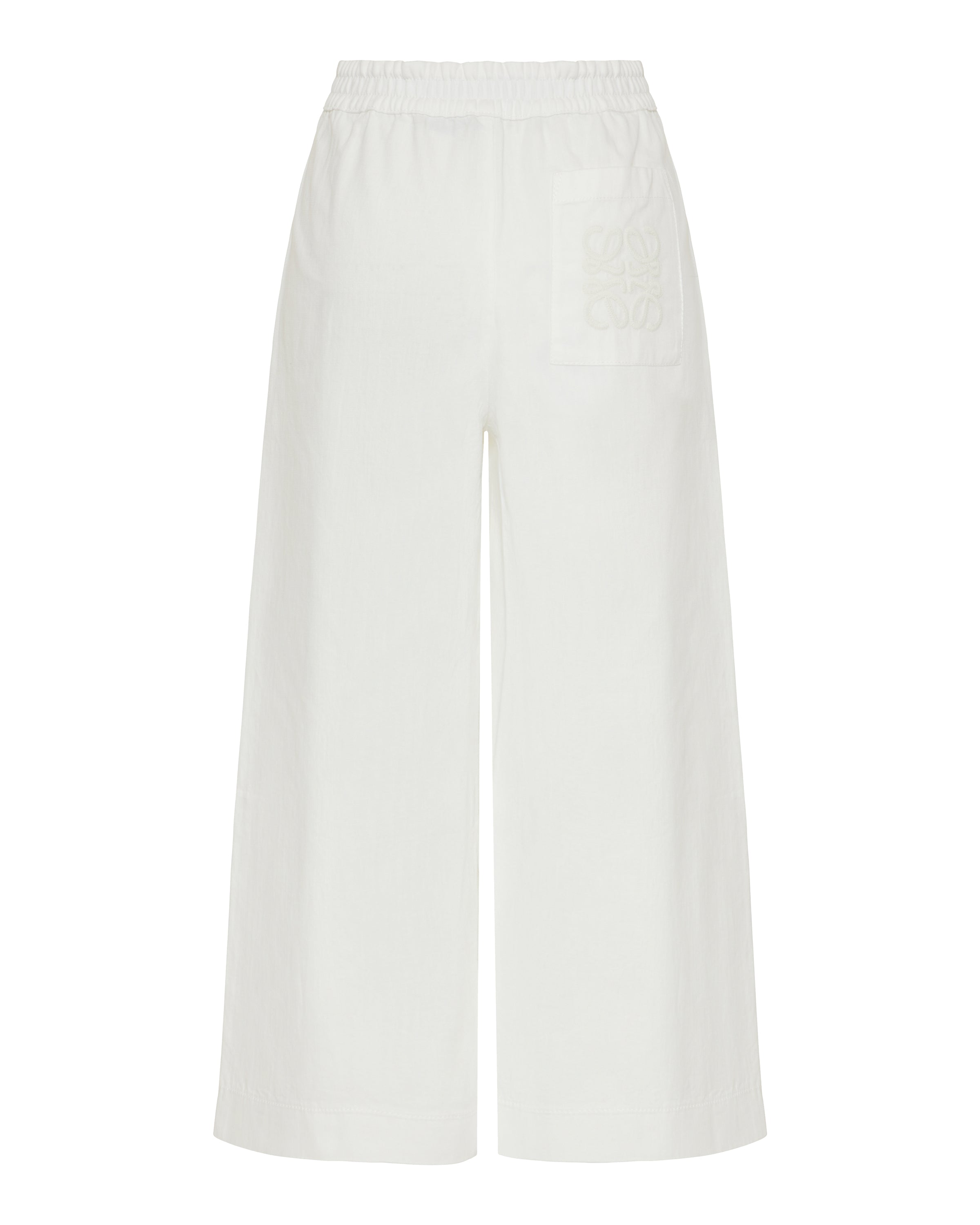LOEWE Paula & Mopriz チノパンアイボリー LOEWE PAULA'S IBIZA Loewe Cropped denim trousers – Luisa World