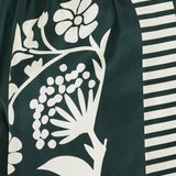 Eres Arjun printed silk twill shorts