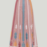 House of Aegae Korinthia embroidered long skirt