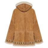 Valley  leather-shearling jacket