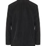 Double-breasted silk blazer