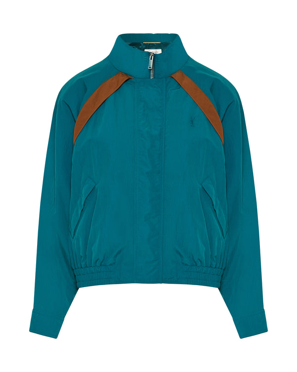Cassandre nylon faille windbreaker jacket