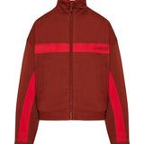 Saint Laurent Embroidered striped cotton jacket