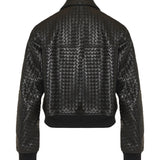 Bottega Veneta Intrecciato leather jacket