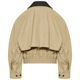 Bottega Veneta Intrecciato leather-trimmed blouson