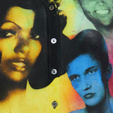 Versace Printed silk-knit cardigan