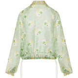 Fendi Lace bomber jacket