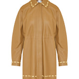 Fendi Leather overcoat