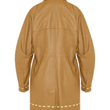 Fendi Leather overcoat