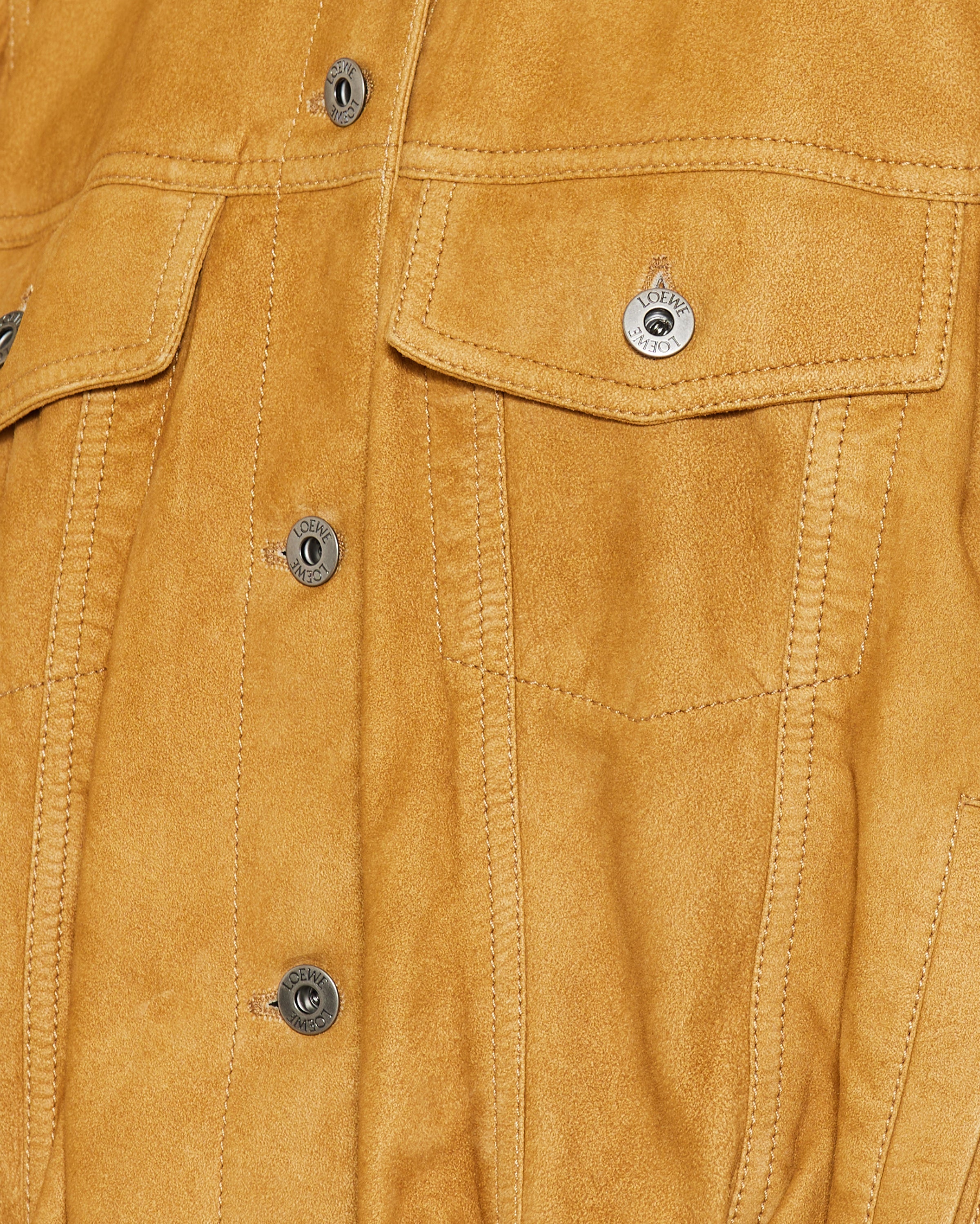 Loewe Gathered suede jacket – Luisa World