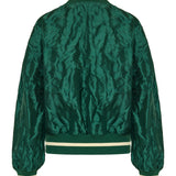 Technical fabric bomber jacket