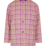 Tweed button-up jacket