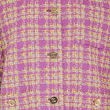 Tweed button-up jacket