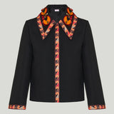 Pucci Cotton jacket with embroidered collar