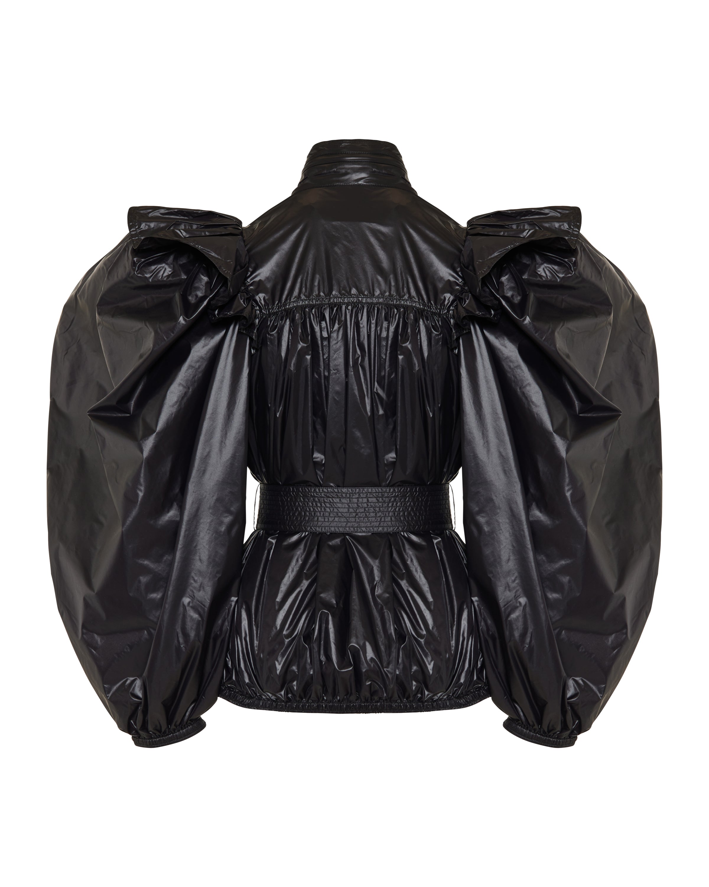 Saint Laurent Balloon-sleeve windbreaker – Luisa World