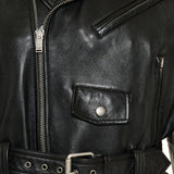 Saint Laurent Zip leather biker jacket