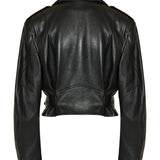 Saint Laurent Zip leather biker jacket