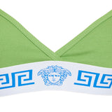 Ribbed cotton-jersey bralette