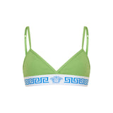 Ribbed cotton-jersey bralette