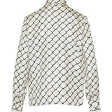 Printed silk twill shirt