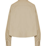 Ami de Cœur cotton cropped shirt