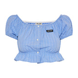 Miu Miu Off-shoulder crop top