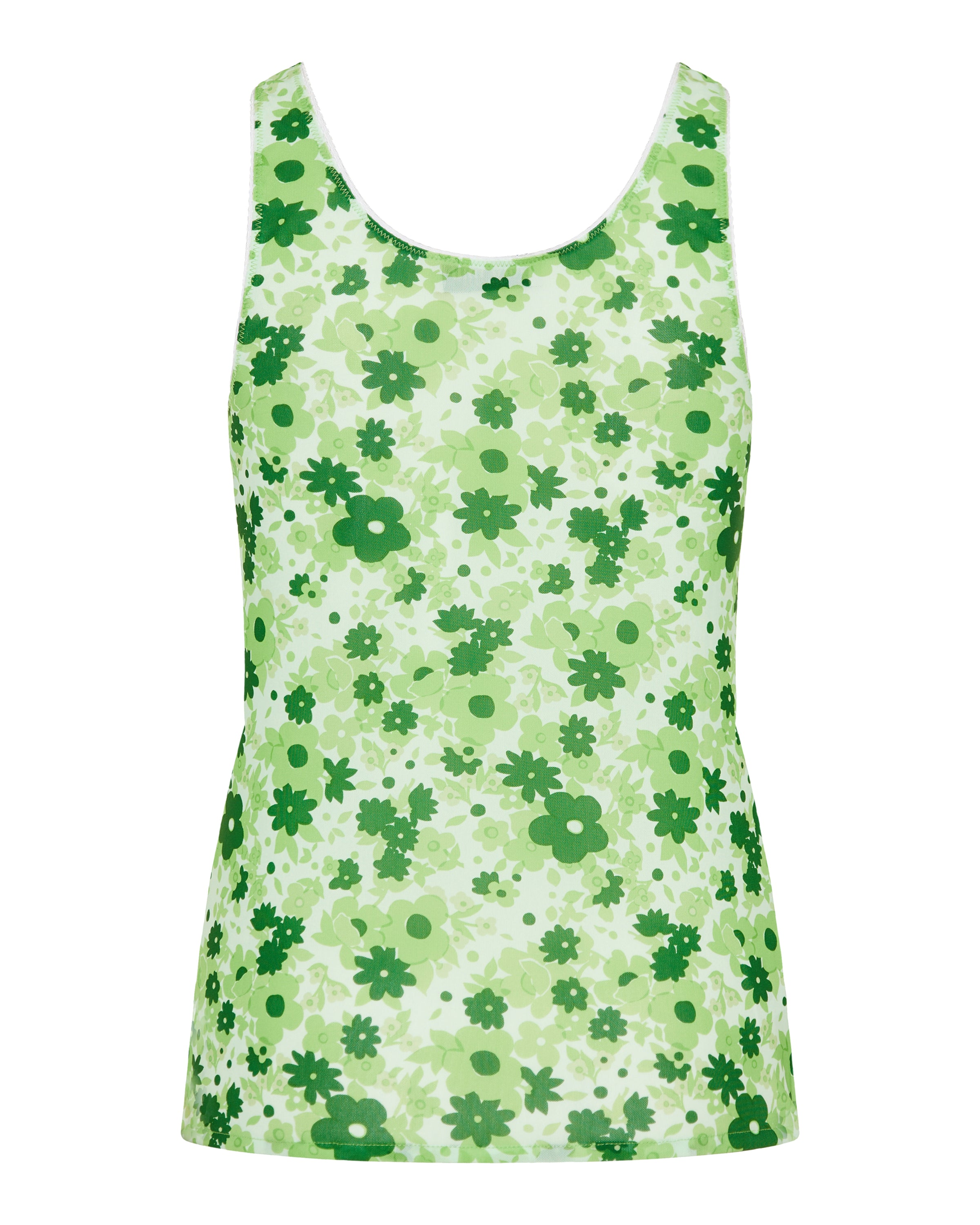 Miu Miu Stretch floral tank top – Luisa World