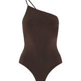 Saint Laurent Asymmetric one-shoulder bodysuit