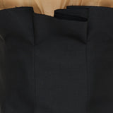 Sal frayed organza-trimmed bustier top