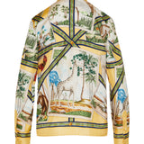 Gucci Printed silk-twill shirt