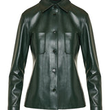 Gucci Shiny leather jacket