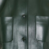Gucci Shiny leather jacket