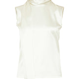 Bottega Veneta Silk stretch satin top
