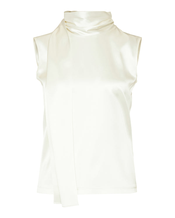 Bottega Veneta Silk stretch satin top