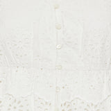 Frame The solstice eyelet blouse