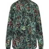Rabanne Floral printed silk shirt