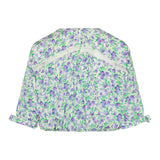 Rabanne Printed puff-sleeve crop top