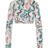 Rabanne Sequined crop top