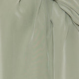 Balmain Draped one-shoulder silk-crepe top