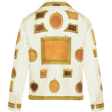 Versace Printed silk twill shirt
